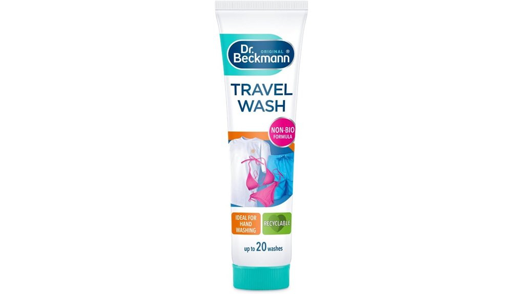 Travel Handwashing Detergents: Sheets, Liquid & Powder Reviewed 2 beckmann travel wash 100ml