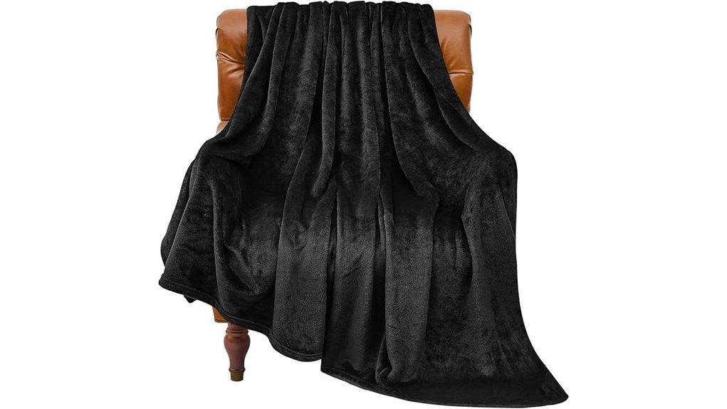 bedelite black fleece 50x60