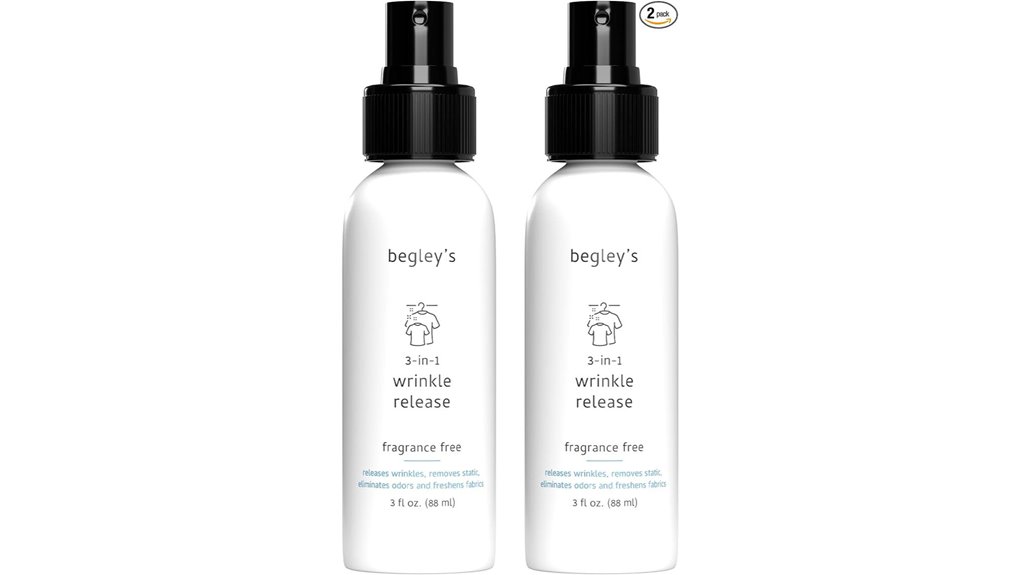 Unsmelly Travel Wrinkle-Release Sprays You’ll Love 4 begley s 3 in 1 remover spray