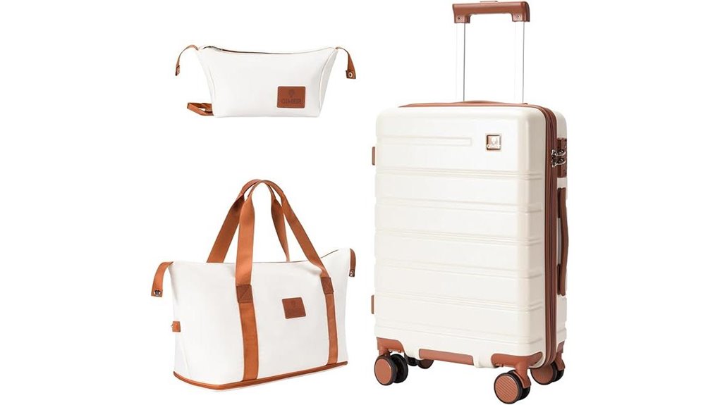 beige 20 inch pc hardshell