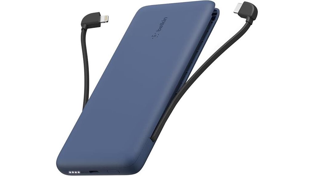 Power Banks with Built-In Cables (USB‑C/Lightning) Keep Charged 15 belkin 10 000mah pass through bank