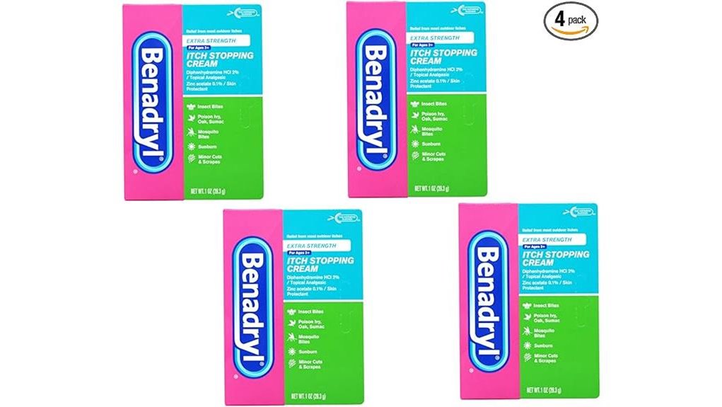 Travel-Size Anti-Itch Creams Non-Greasy Formulas You Need 7 benadryl itch cream pack
