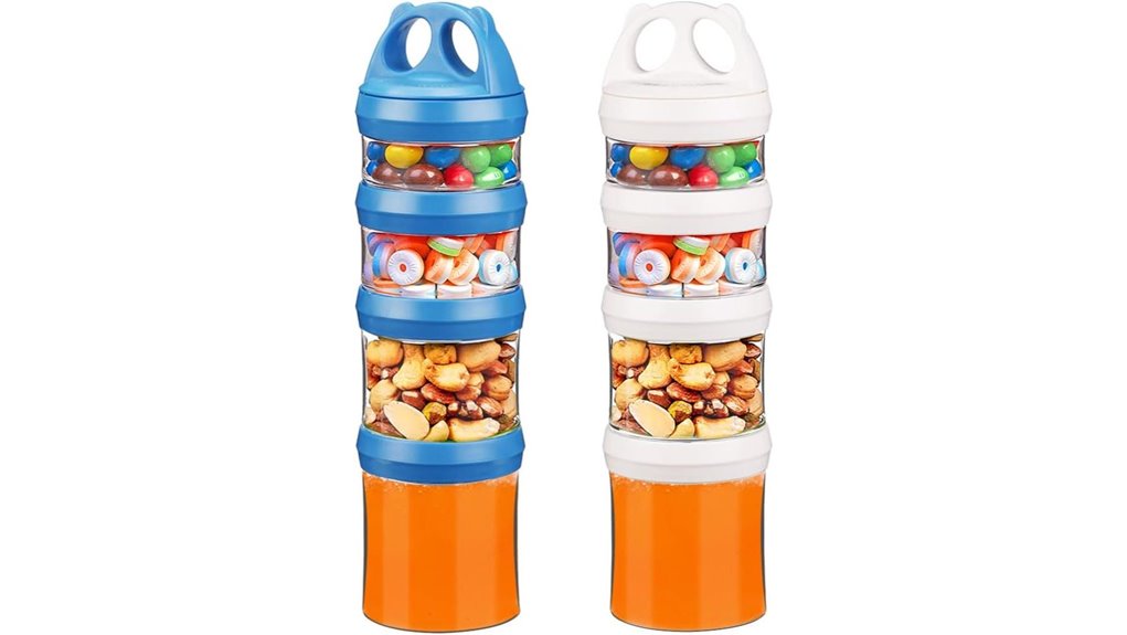 Best Leakproof Stackable Snack Containers for Day Tours 8 benelabel stackable 31oz bpa free