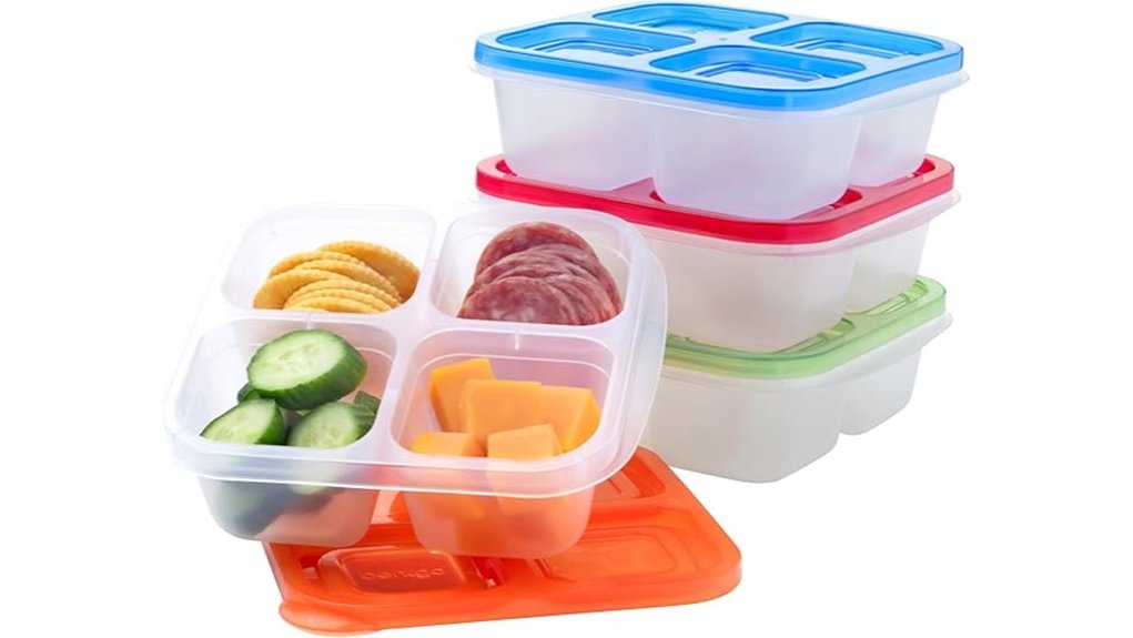 bentgo 4 compartment snack pack