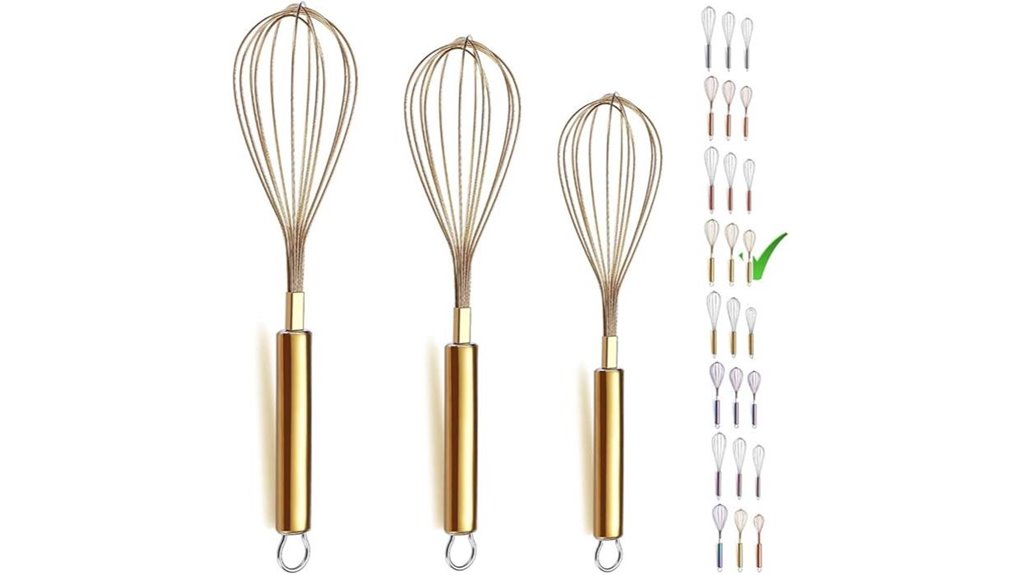 Best Whisk Set for Baking Mastery 8 berglander titanium whisk set