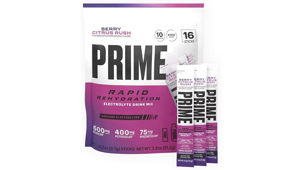 berry citrus electrolyte sticks
