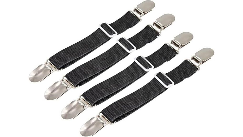 Best Travel Sheet Straps That Keep Bedding in Place 13 betybedy 4 pack black fasteners