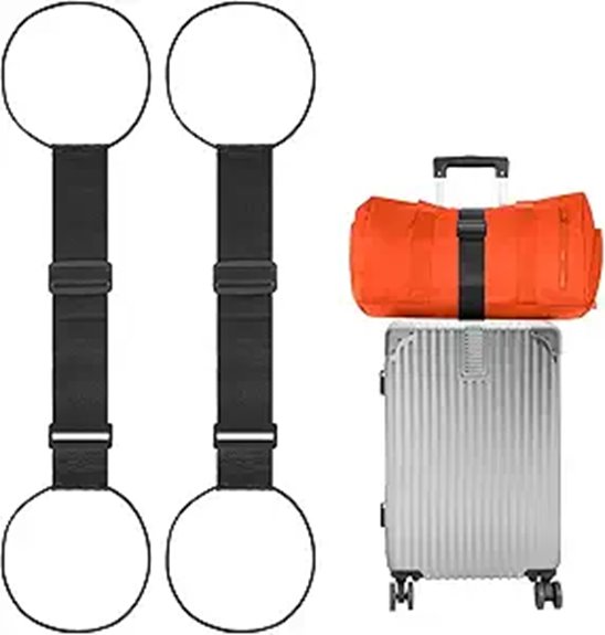 The Best Luggage Straps That Actually Hold (No Slipping) 2 bilione 2 pack bungee straps