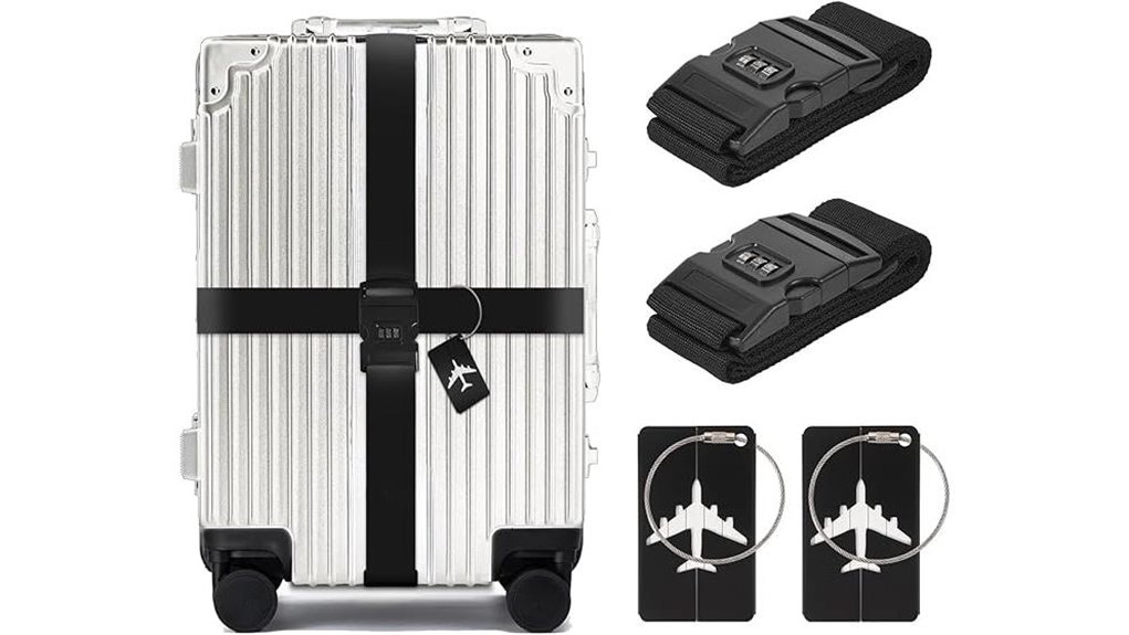 bilione 2 pack password lock straps