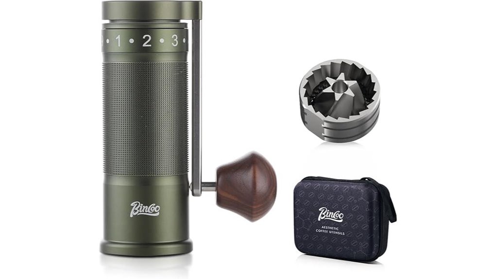 Best Manual Compact Portable Coffee Grinders for Travelers 15 bincoo manual foldable grinder