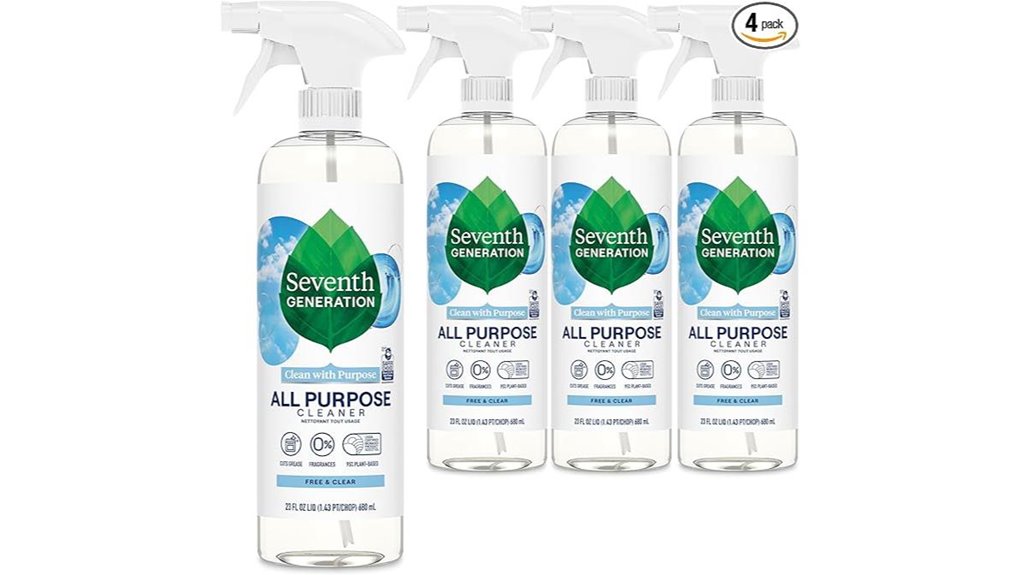 Best Surface Cleaning Spray (non-aerosol) for Spotless Home 15 biodegradable 23oz all purpose 4 pack