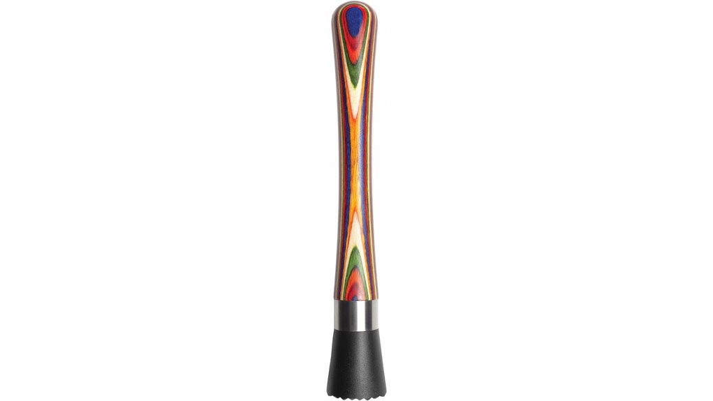 Top Muddler to Upgrade Your Home Bar 12 birch handled non scratch cocktail muddler