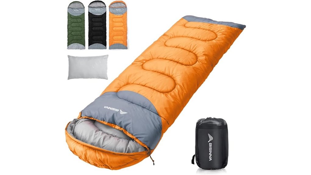 Best Sleeping Bags for Harsh Winter and Mild Summer 8 bisinna portable 480gsm 0 c