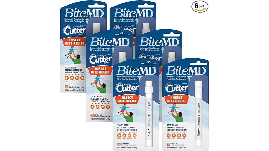 Best Bug Bite Relief Sticks That Soften Pain 10 bitemd six pack relief stick