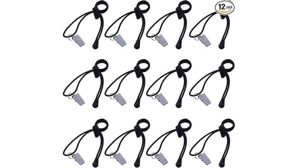 Portable Backdrop Clips For Travel Creators: Easy Setup 3 black 12 pack backdrop clips