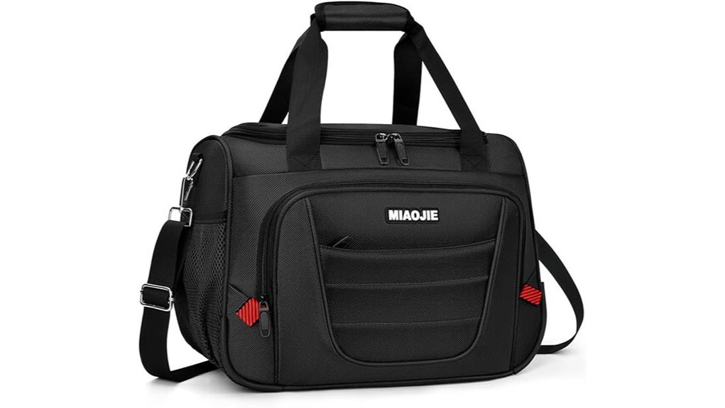 Underseat Bags with Easy‑Access Pockets That Families Love 2 black 16 inch softside bag