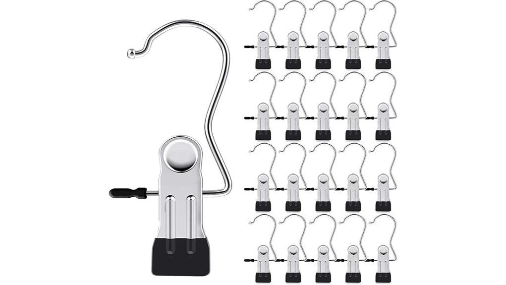 Best Shoe Drying Clips for Travel to Hang & Air Shoes on the Go 9 black 20 pack hook clips