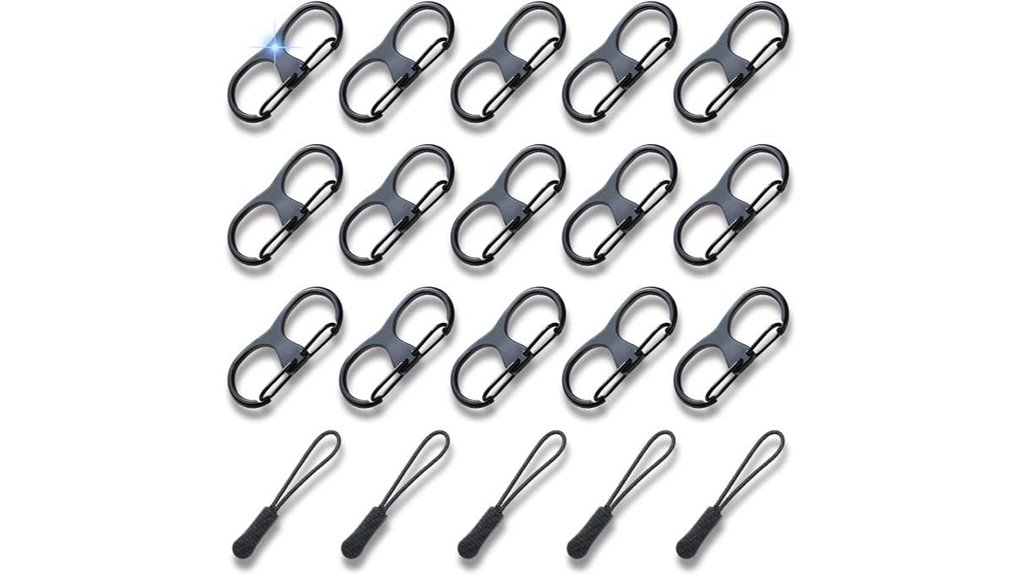 Top Anti-Theft Zipper Clips for Backpacks That Keep Your Gear Safe 11 black 20 piece anti theft clips