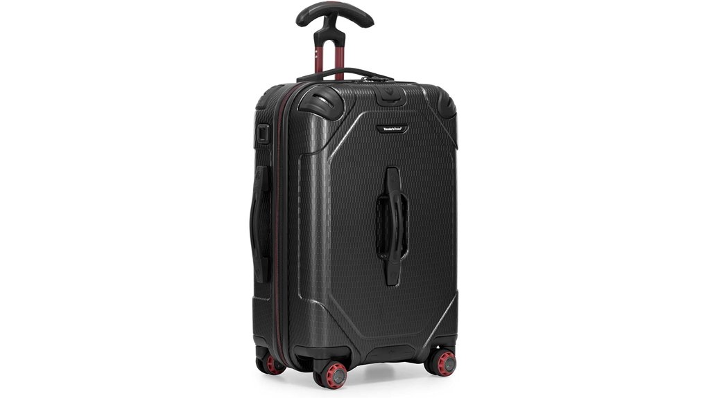 black 22 inch spinner luggage