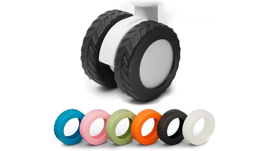 Best Luggage Wheel Covers That Quietly Roll 3 black 2 1 2 4 spinner covers