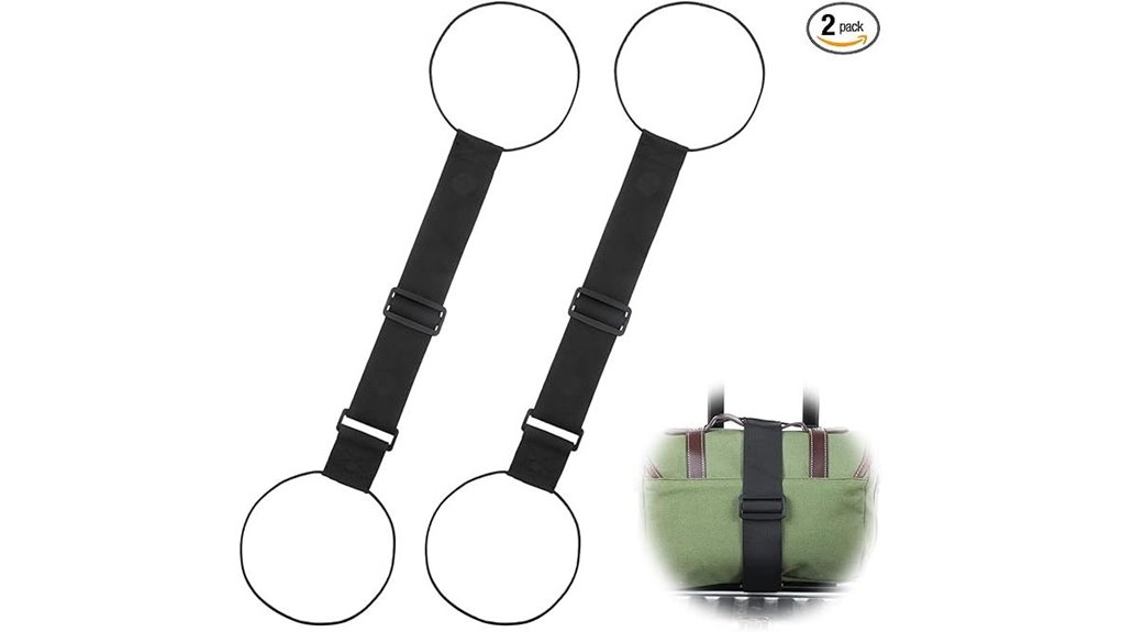 Best Compression Straps for Suitcases (After-Shopping Control) 14 black adjustable luggage bungees
