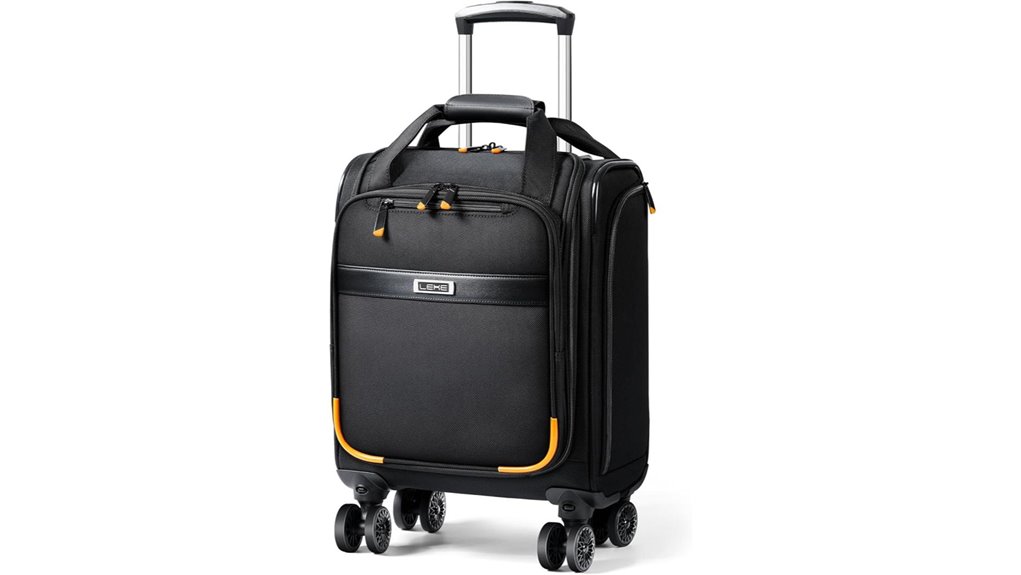 black airline approved 16 inch spinner