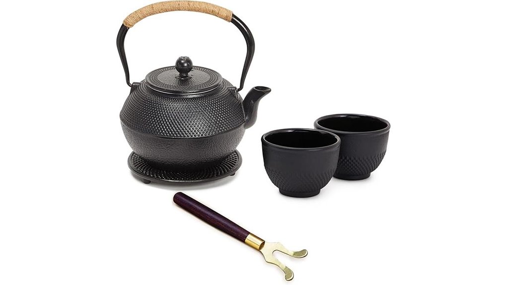 Tea Infuser Set Every Tea Lover Will Deck Out 13 black cast iron teapot