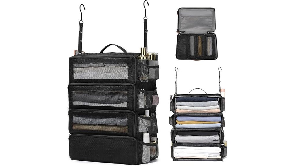 Suitcase Organizers That Make Split Hotel Stays Simple 15 black collapsible packing cubes