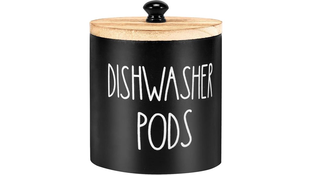 Best Dishwasher Pod Containers That Keep Your Sink Spotless 5 black dishwasher pod container