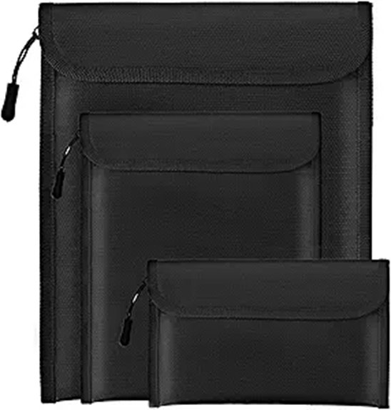 Top Waterproof Document Holders That Keep Paper Safe Travel 3 black dual protect pack document