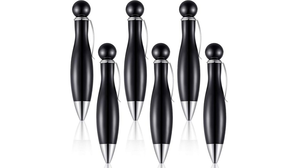 black ergonomic ballpoint set