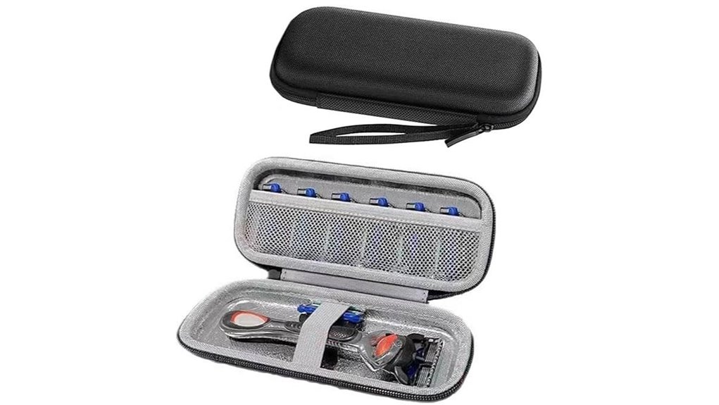 Razor Travel Cases: Protect Your Blades on the Go 1 black gillette harrys case