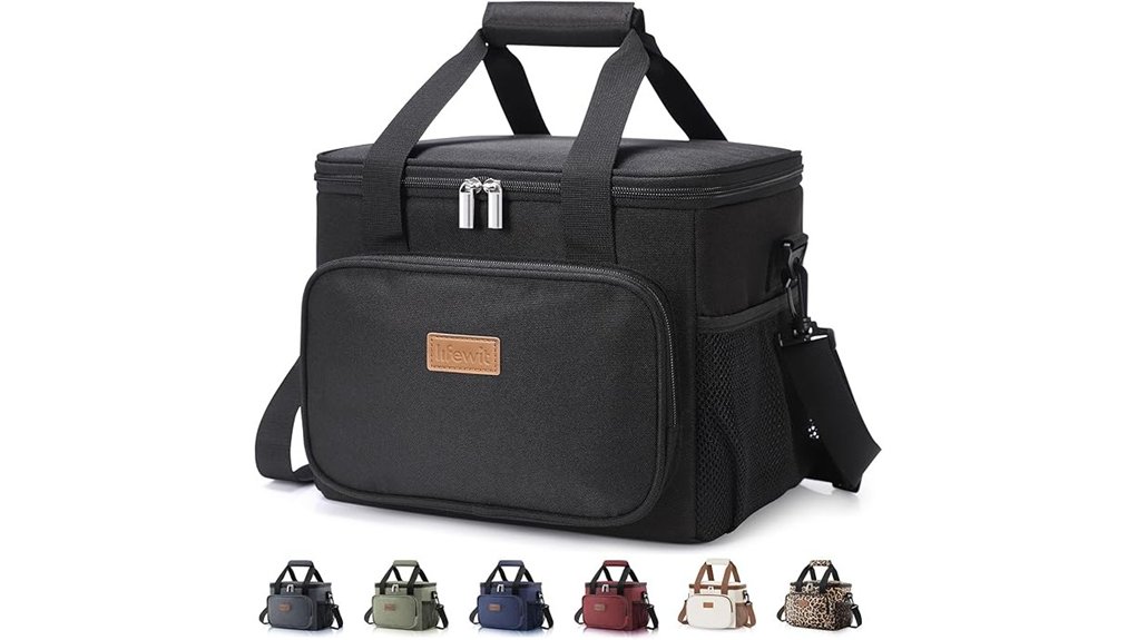 Top Insulated Lunch Totes for Effortless Day Trips 6 black insulated 15l lunchbag