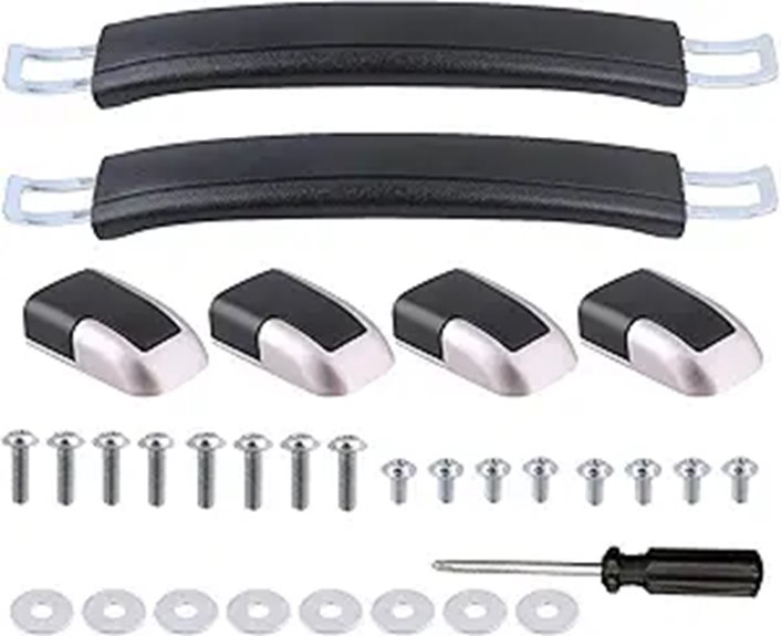 black luggage 8 8 inch handle