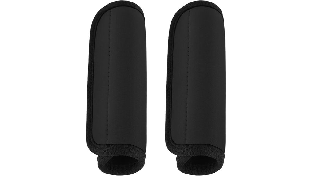 The Best Luggage Handle Cushions for Heavy Bags & Comfort 4 black luggage handle duo