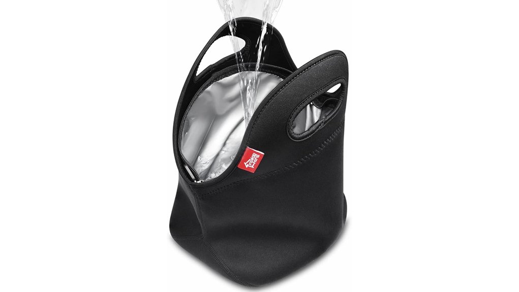 Best Light-Insulated Compact Lunch Totes for Day Trips 12 black neoprene leakproof cooler