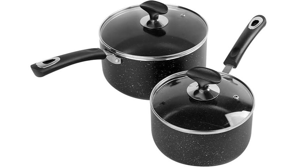 Best Saucepan Sets Every Chef Swears By 4 black nonstick saucepan set