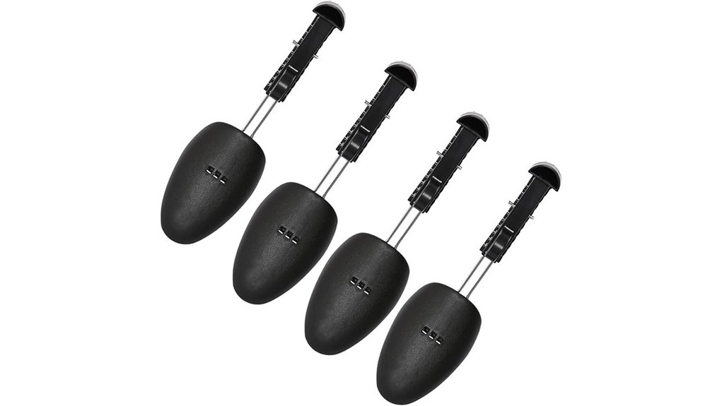 black plastic shoe tree