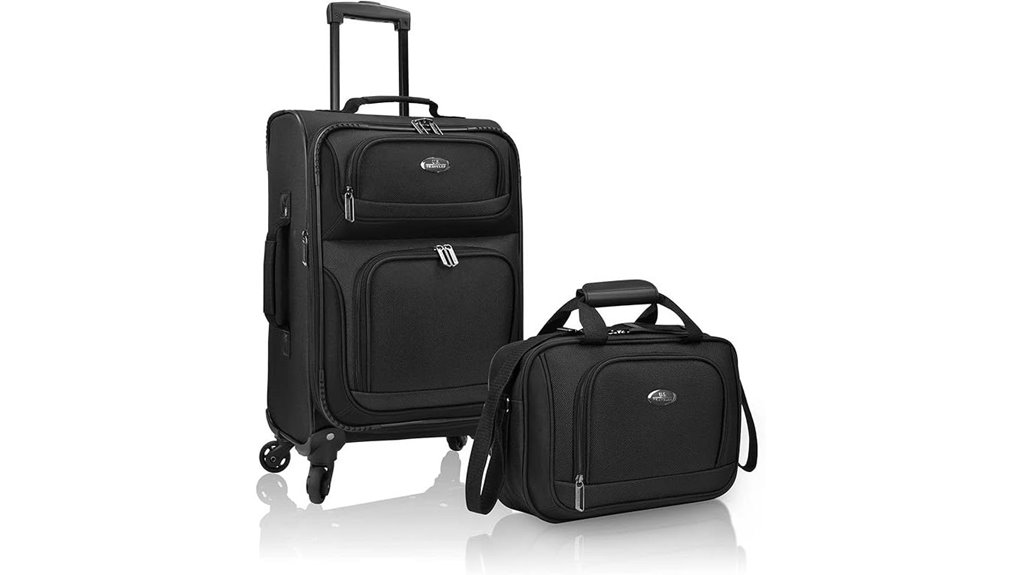 Top Luggage for Cruise Travel That Fit Cabins With Ease 4 black rio lightweight suitcase