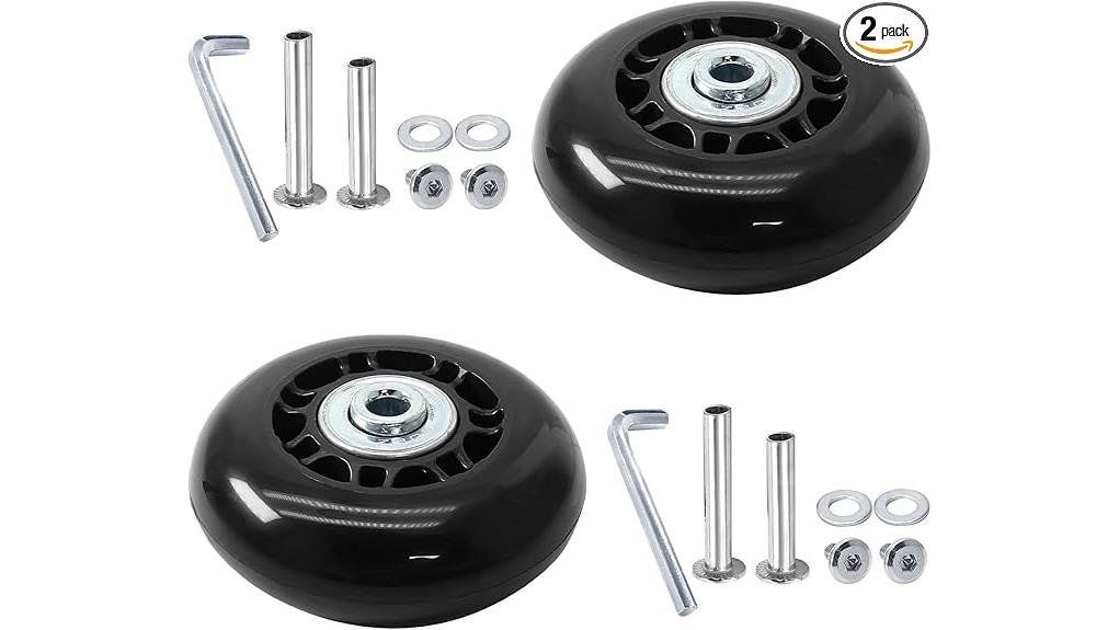 Replacement Luggage Wheels To Keep Your Bags Rolling 8 black rubber luggage wheels