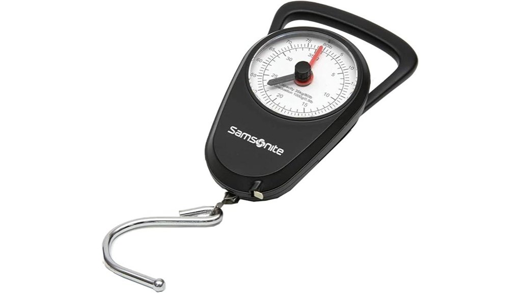 black samsonite manual scale