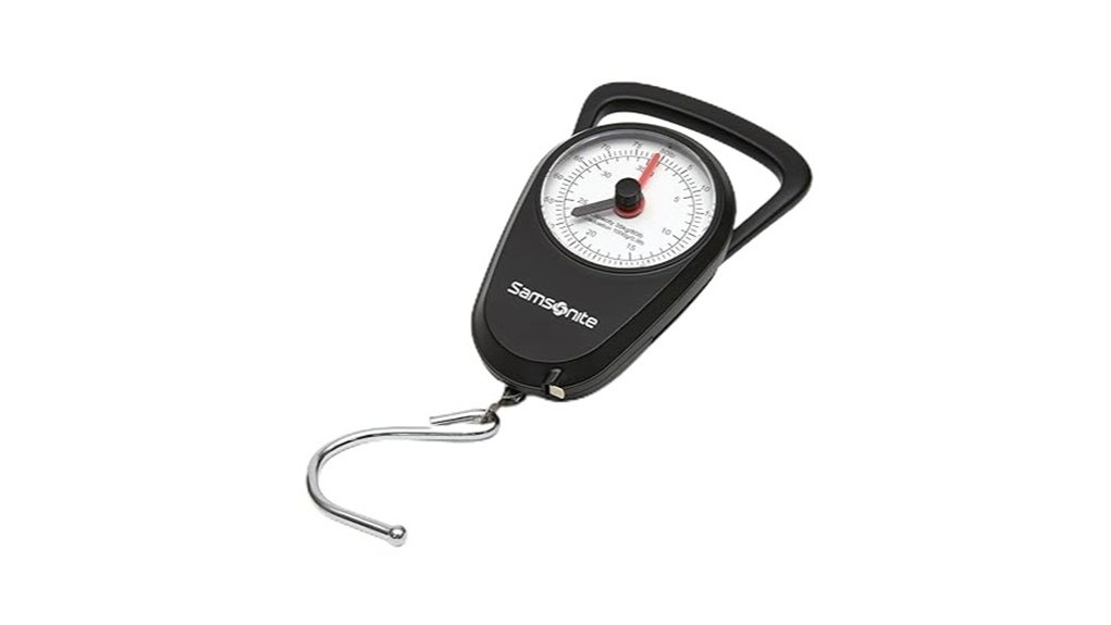 black samsonite manual scale