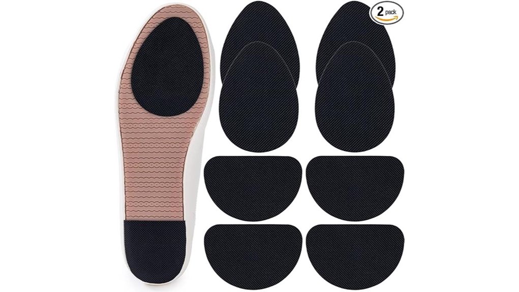 black silicone non slip pads