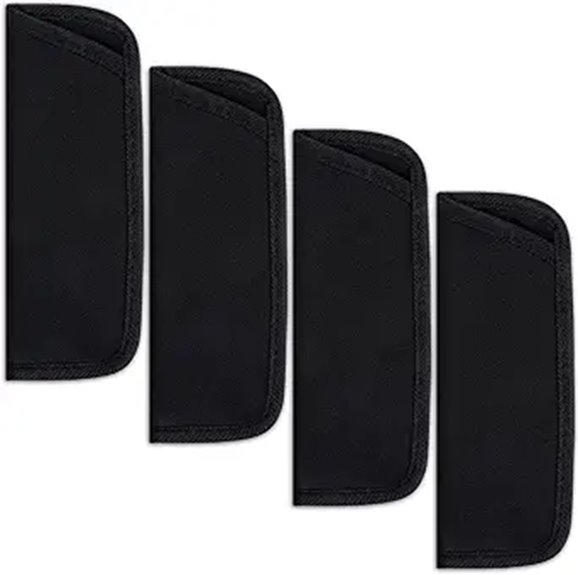 Sunglasses Cases That Protect Your Specs Without Extra Bulk 9 black soft eyeglass pouches