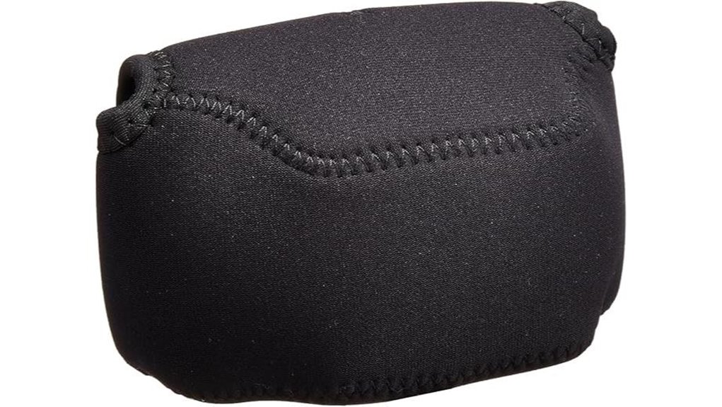 black soft pouch dslr