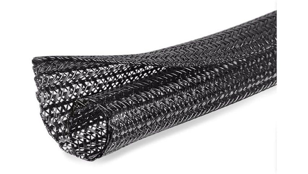 Top Cable Management Sleeves for Tech Organizers to Keep Neat 11 black ten foot half inch sleeve