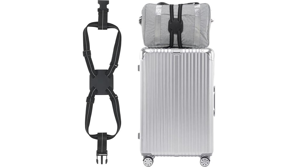 black travelkin suitcase straps