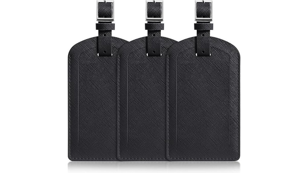 black tsa approved privacy tags