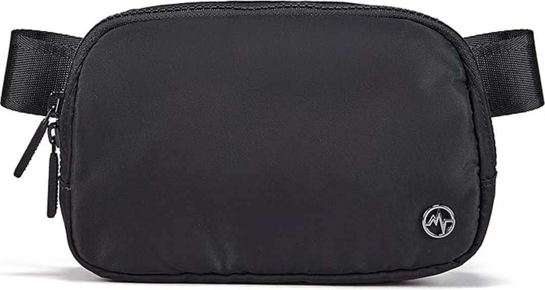Crossbody Waist Packs For Travelers That Keep You Organized 4 black two way fanny pack