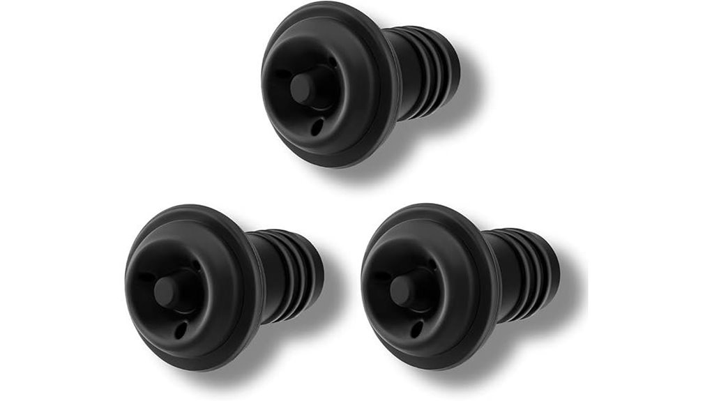 Best Vacuum Wine Stopper Set You Can Trust 15 black vacuum wine stoppers